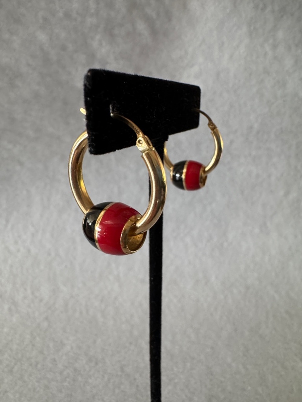 Vintage Barrel Charms for hoop earrings
